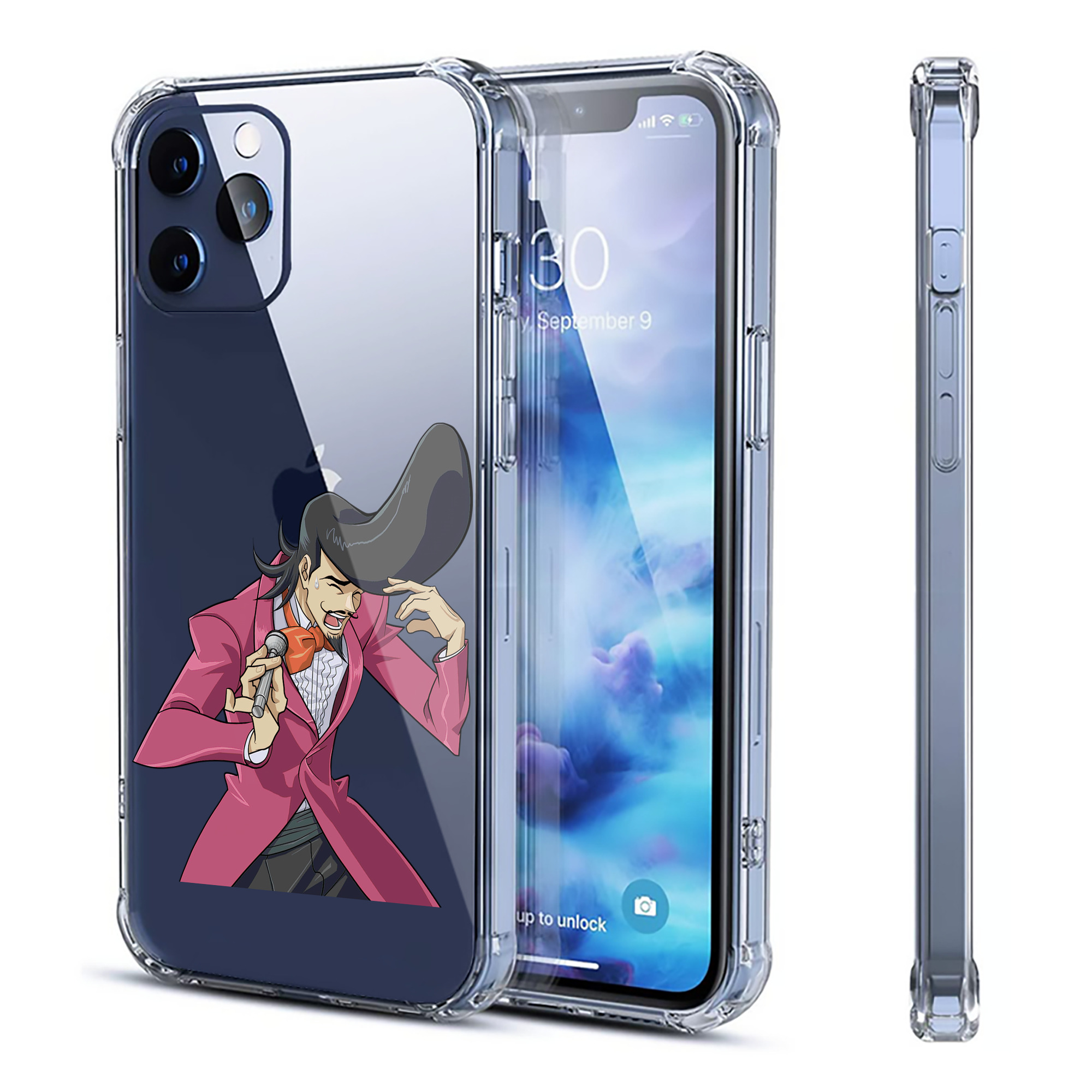 （画像用） 遊☆戯☆王 Yu-Gi-Oh! 【iPhone 12シリーズ対応】透明スマホケース（クリアソフトケース）
